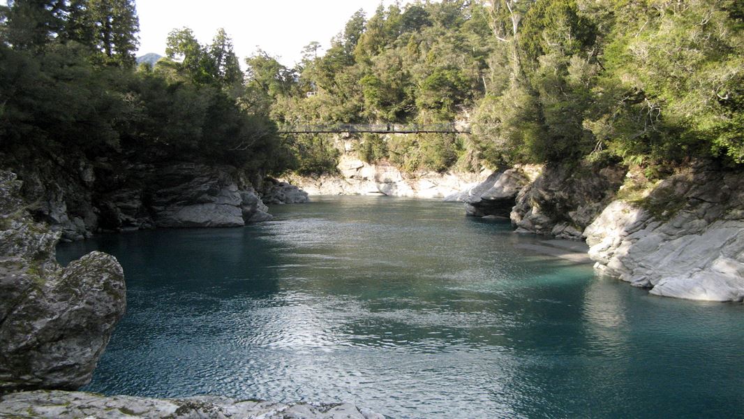 Hokitika river gorge